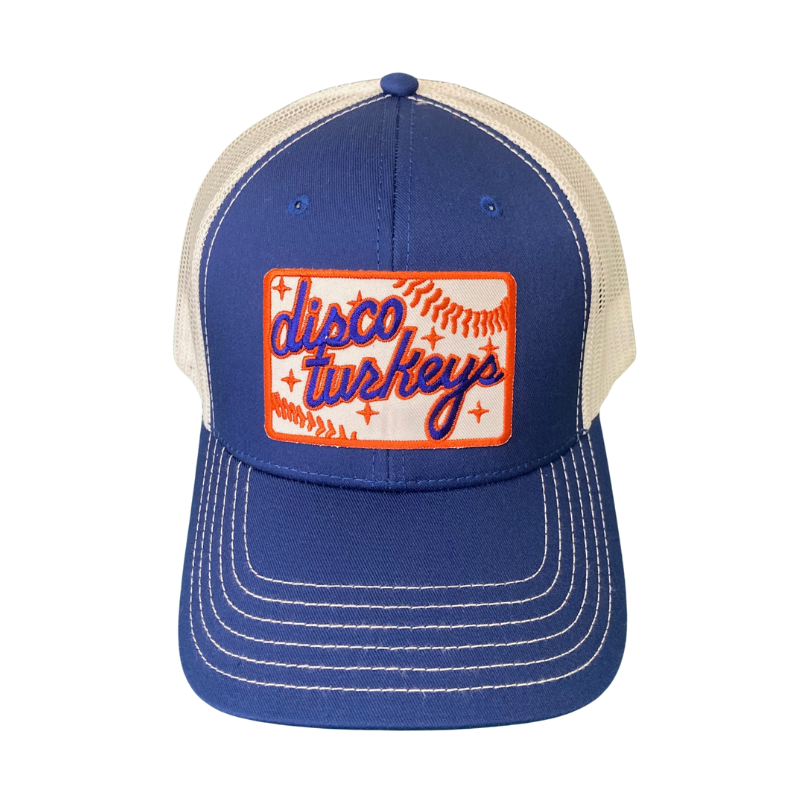 Disco Turkeys Patch Trucker