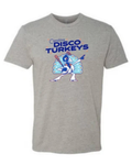 Disco Turkeys Primary Logo Tee - Grey